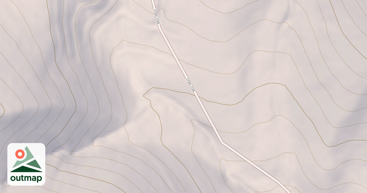 Map of Upper Montpelier  Creek