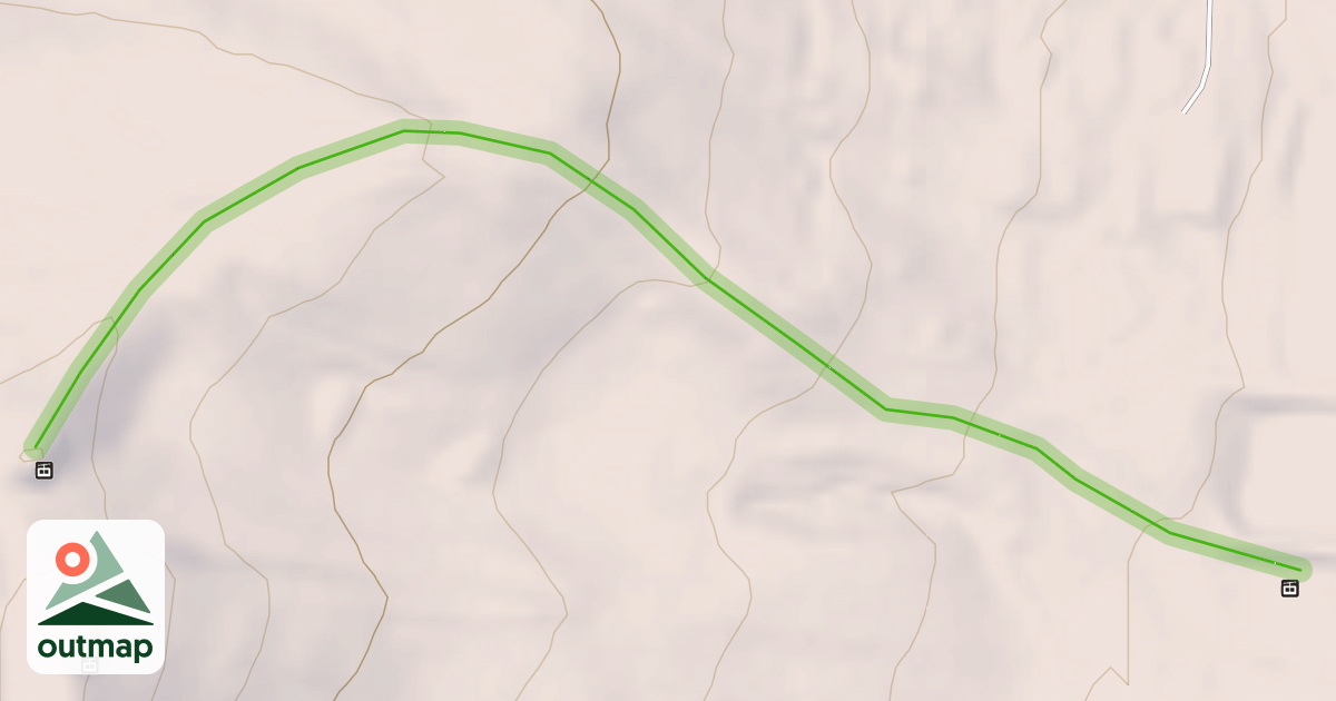 Map of North Run