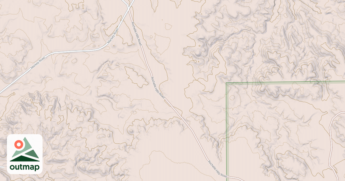 Map of ROCHELLE HILLS ROAD
