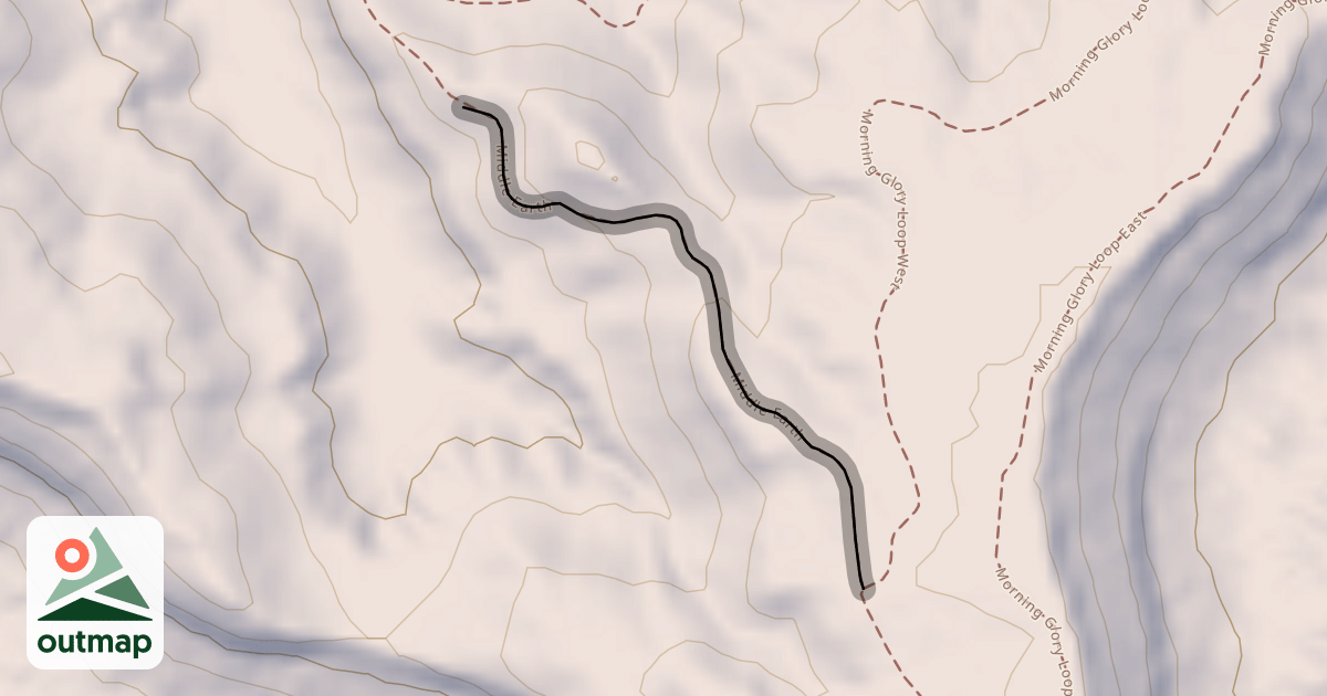 Map of Upper Middle Earth Trail