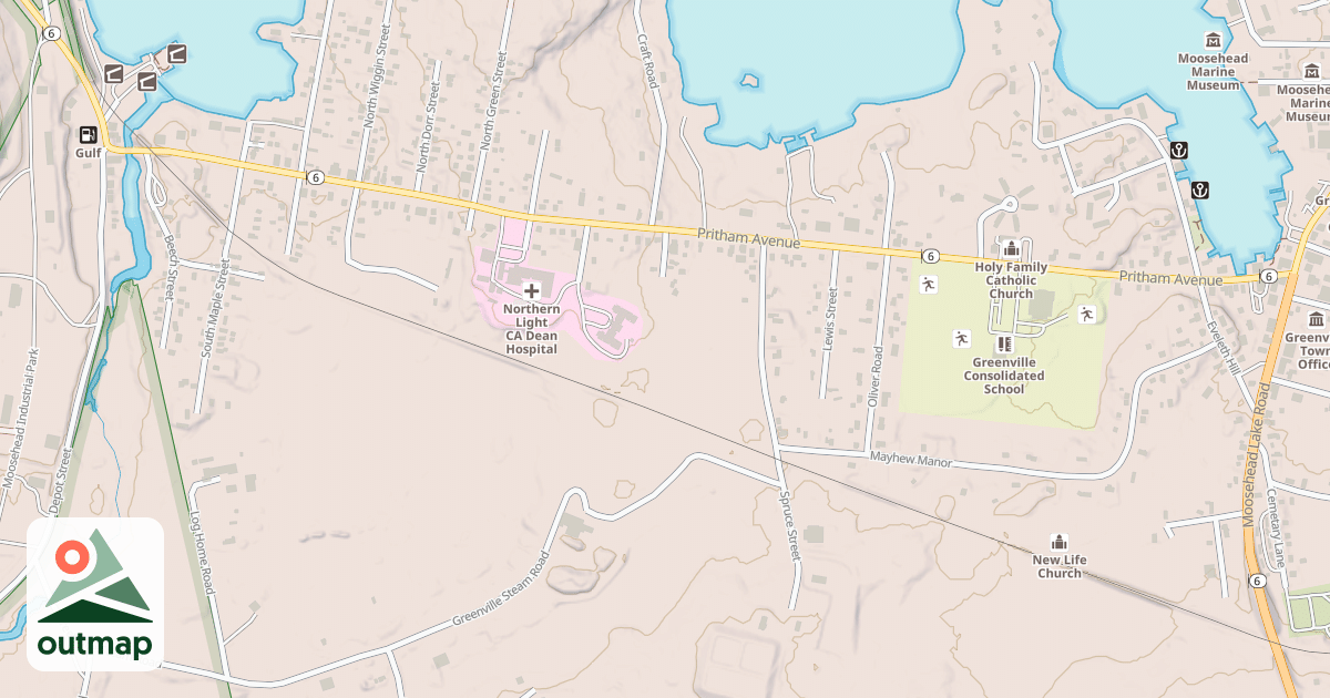 Map of Rockwood Rd.