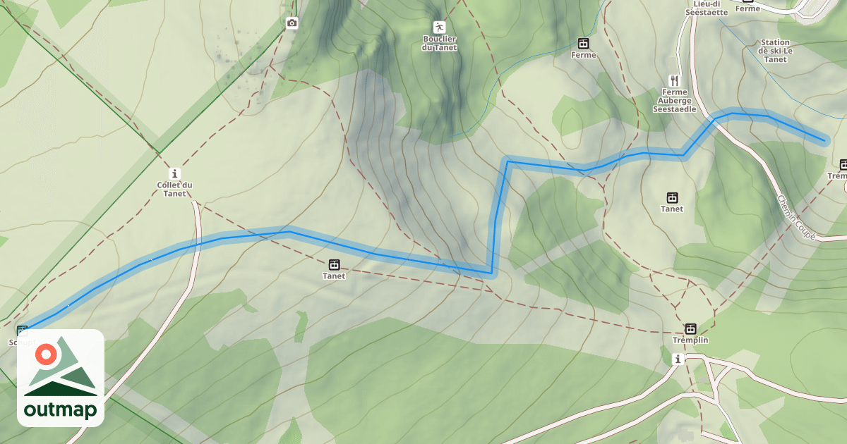 Map of Petite Combe