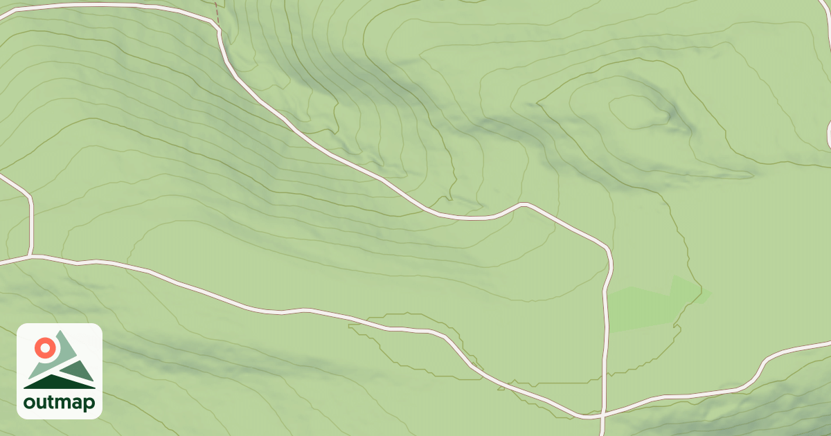 Map of State Game Land 106 Trails