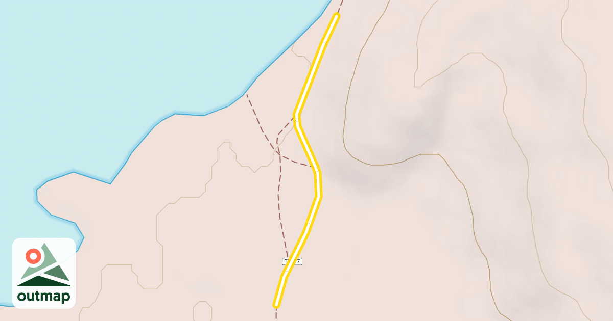 Map of Resurrection Pass Trail