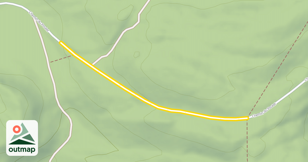 Map of Chemin du Poutet