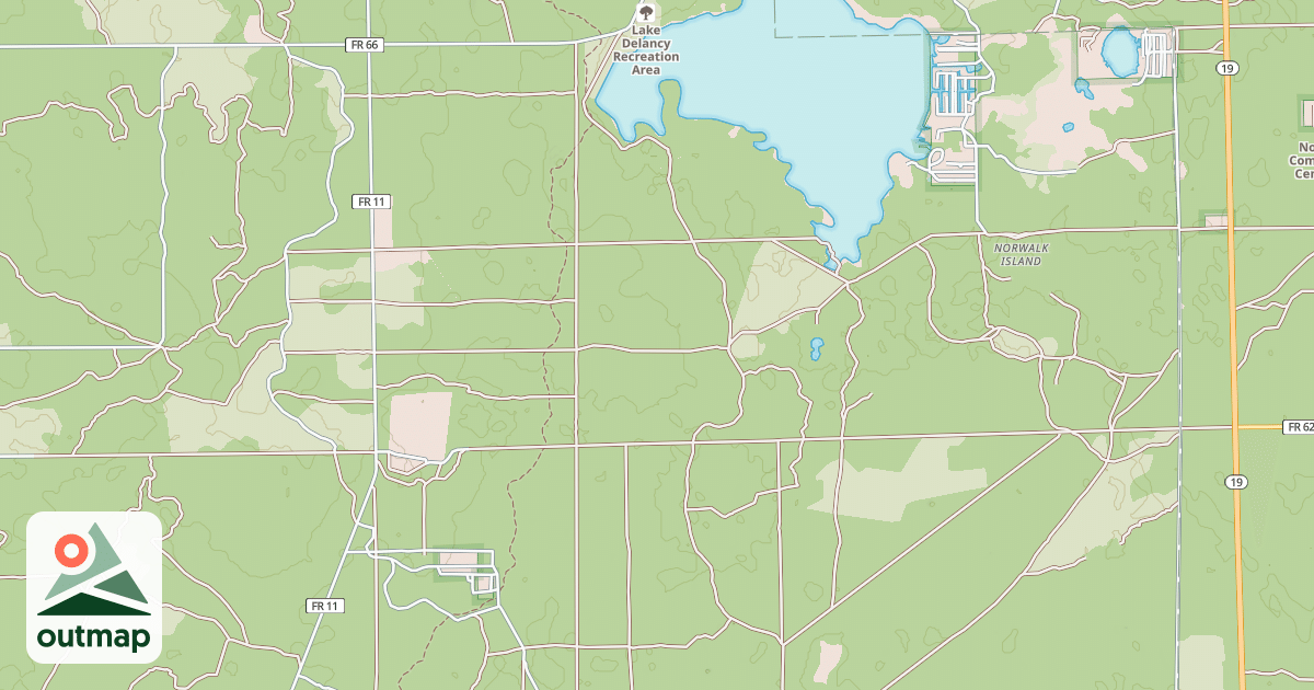 Map of Longleaf Trail