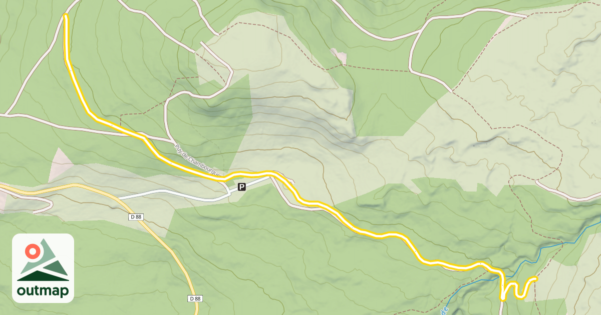 Map of Chambourguet