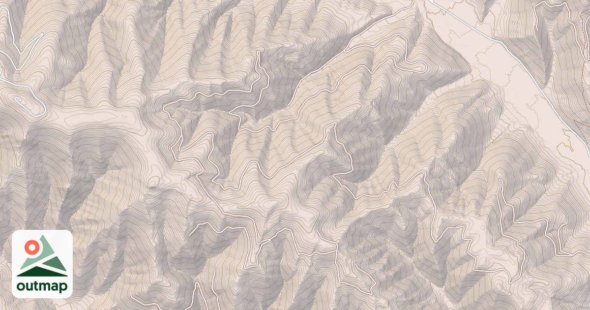 Map of SOUTH FORK TAMARACK CREEK