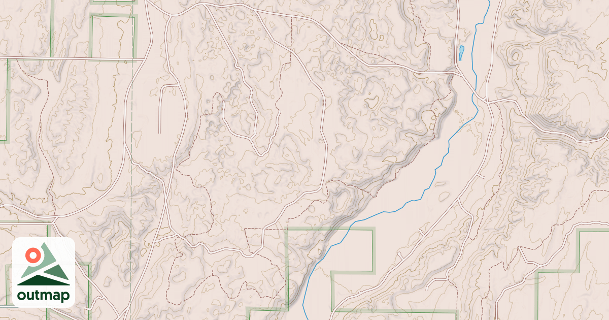 Map of Tomahawk Motorcycle Trail C Loop