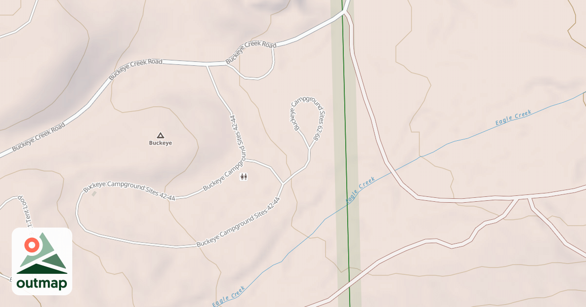 Map of BUCKEYE CG SITES 62-68
