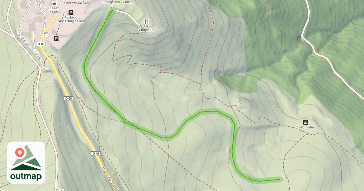 Map of Faucon