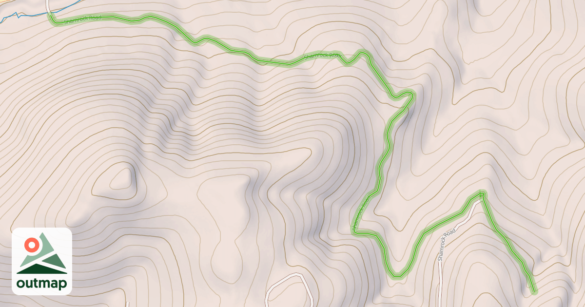 Map of Shamrock Road