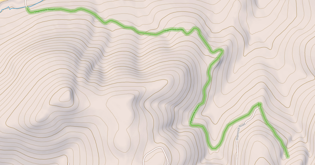 Map preview of Shamrock Road