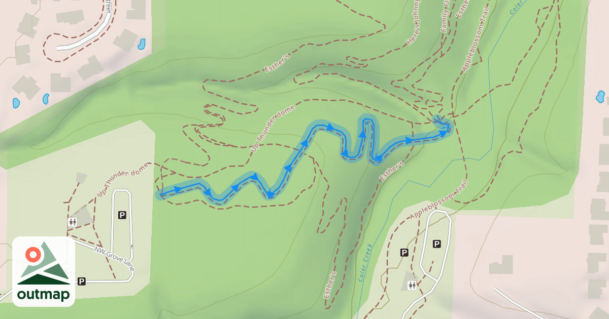 Map of Thunder Dome Left