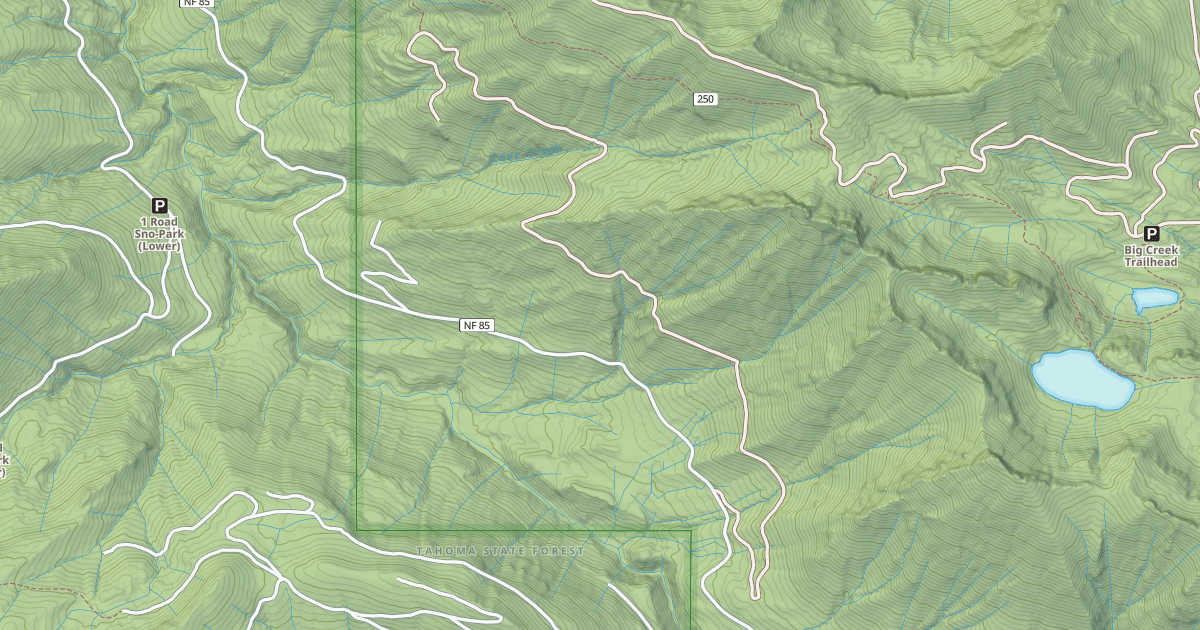 Map preview of CAVE CREEK