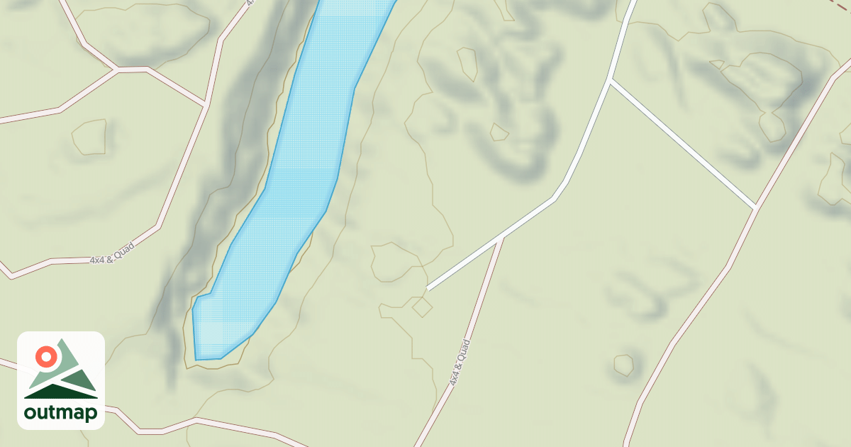 Map of Interlake State Recreation Area Trails