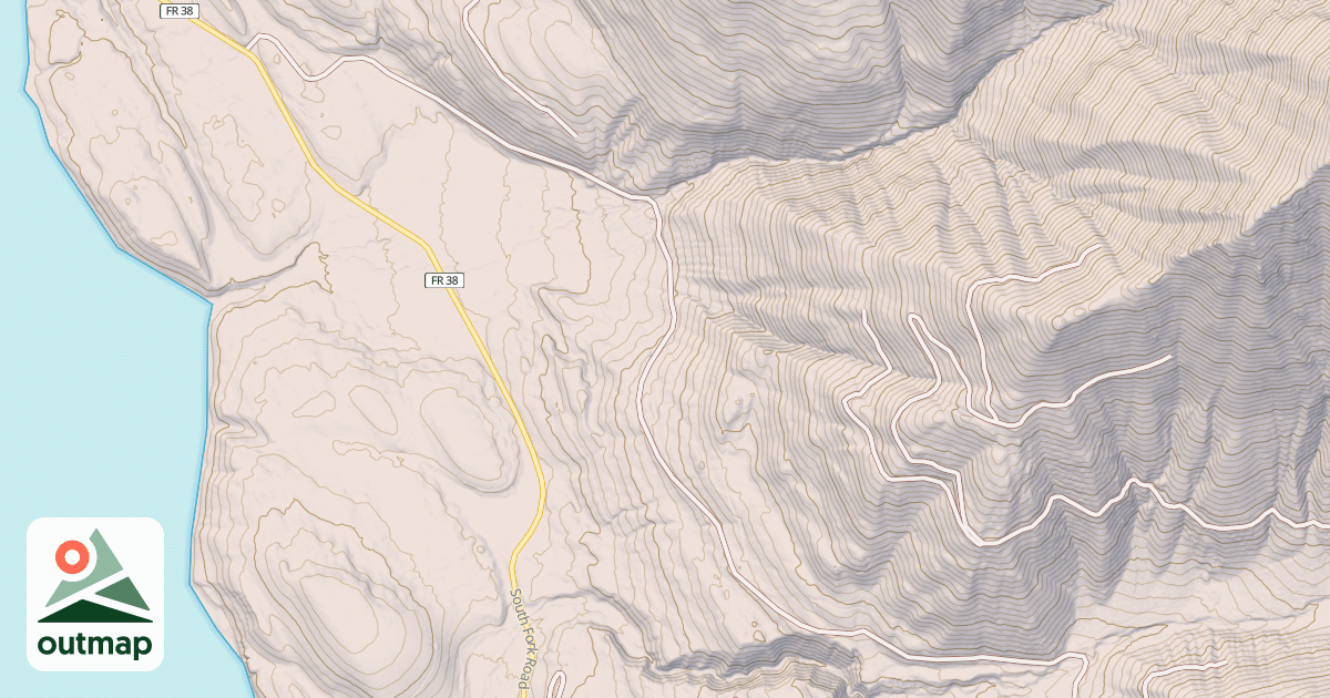 Map of BAPTISTE CREEK