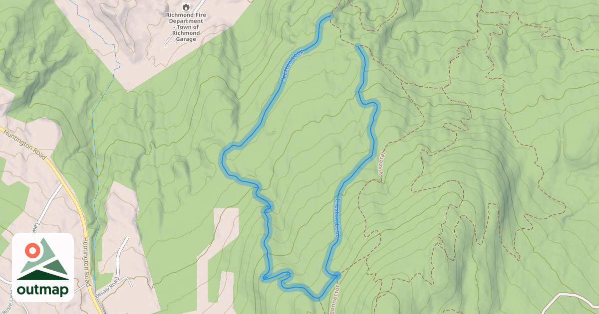 Map of Preston Loop