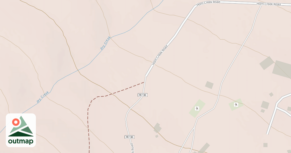 Map of HORN CREEK
