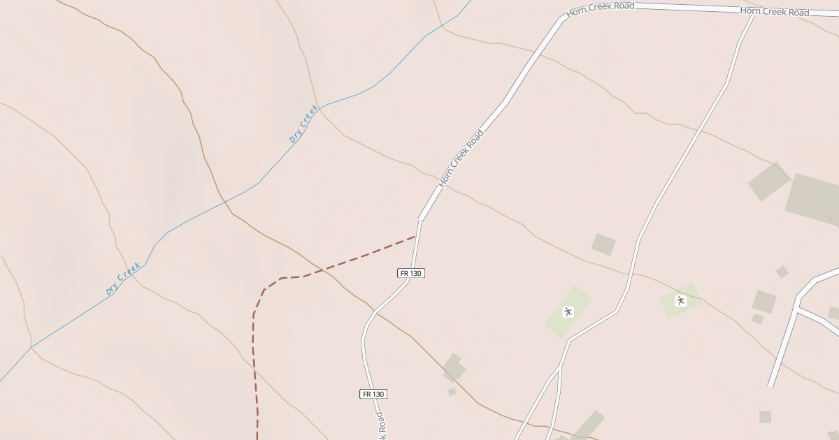 Map preview of HORN CREEK