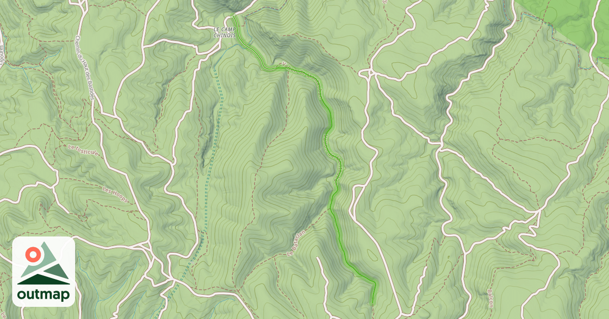 Map of Vallon de Montauban