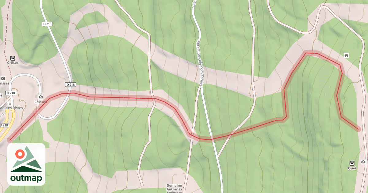 Map of Chevreuils