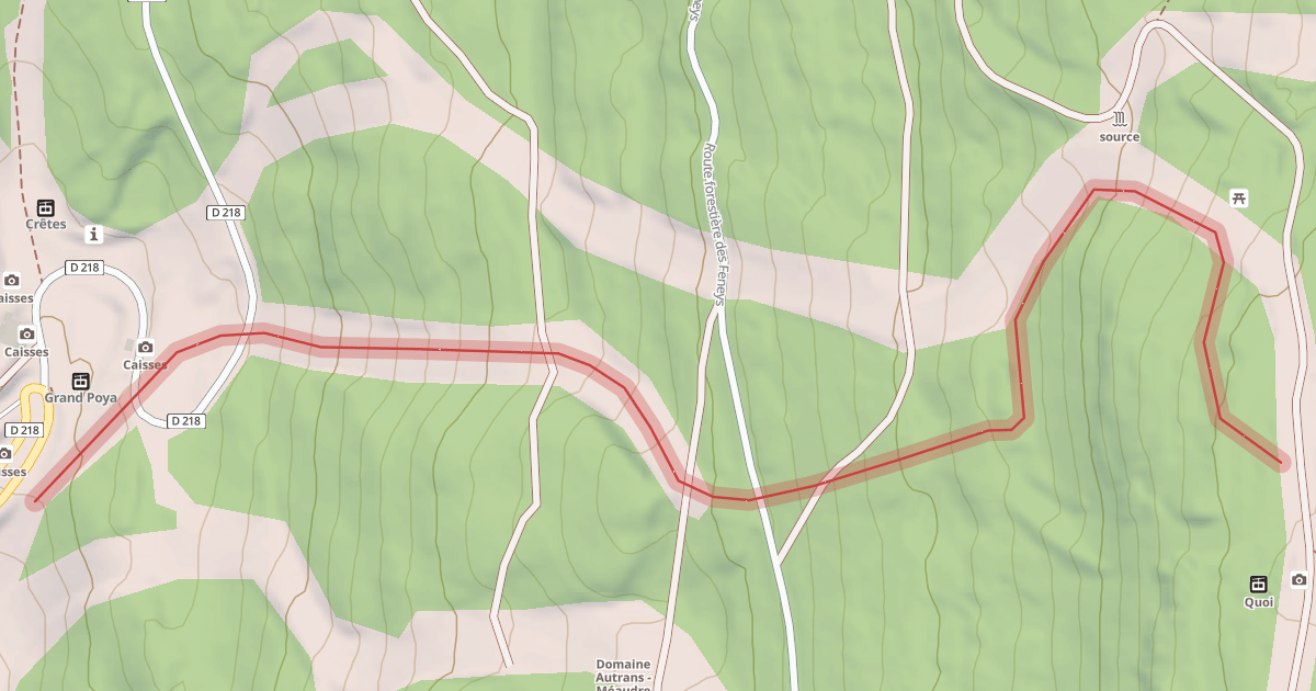 Map preview of Chevreuils