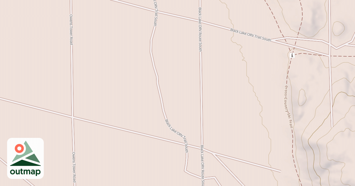 Map of Black Lake Trail