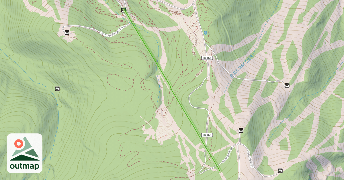 Map of High Lonesome Trail