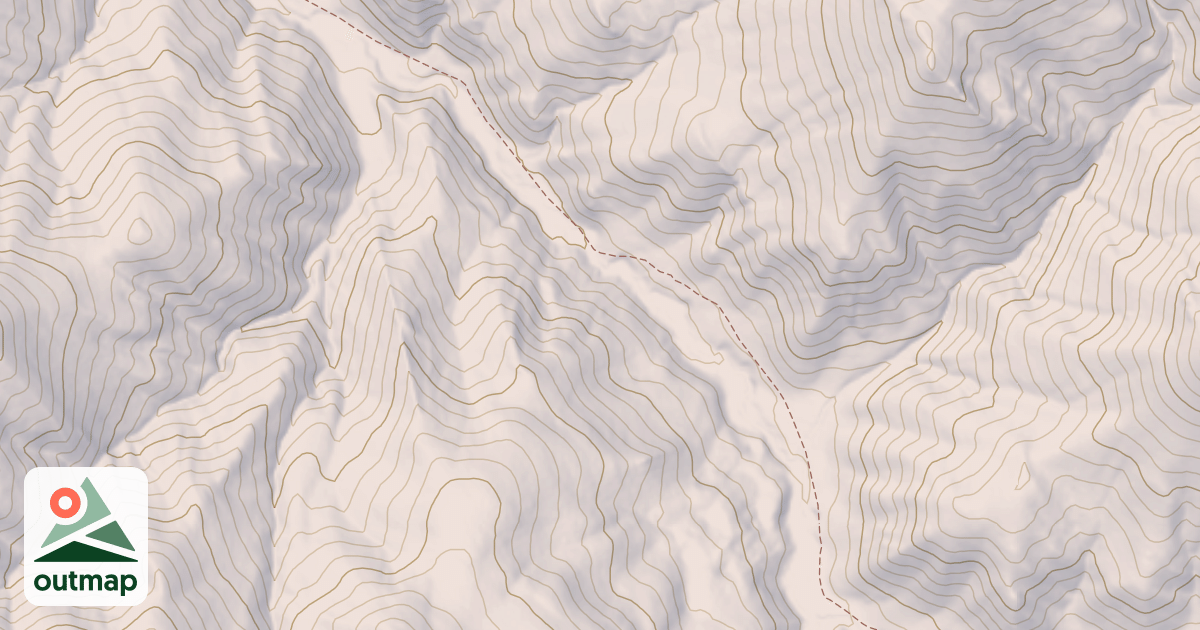 Map of South Fork Fall Creek