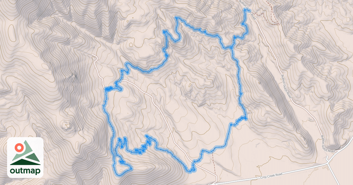 Map of Hidden Valley Loop