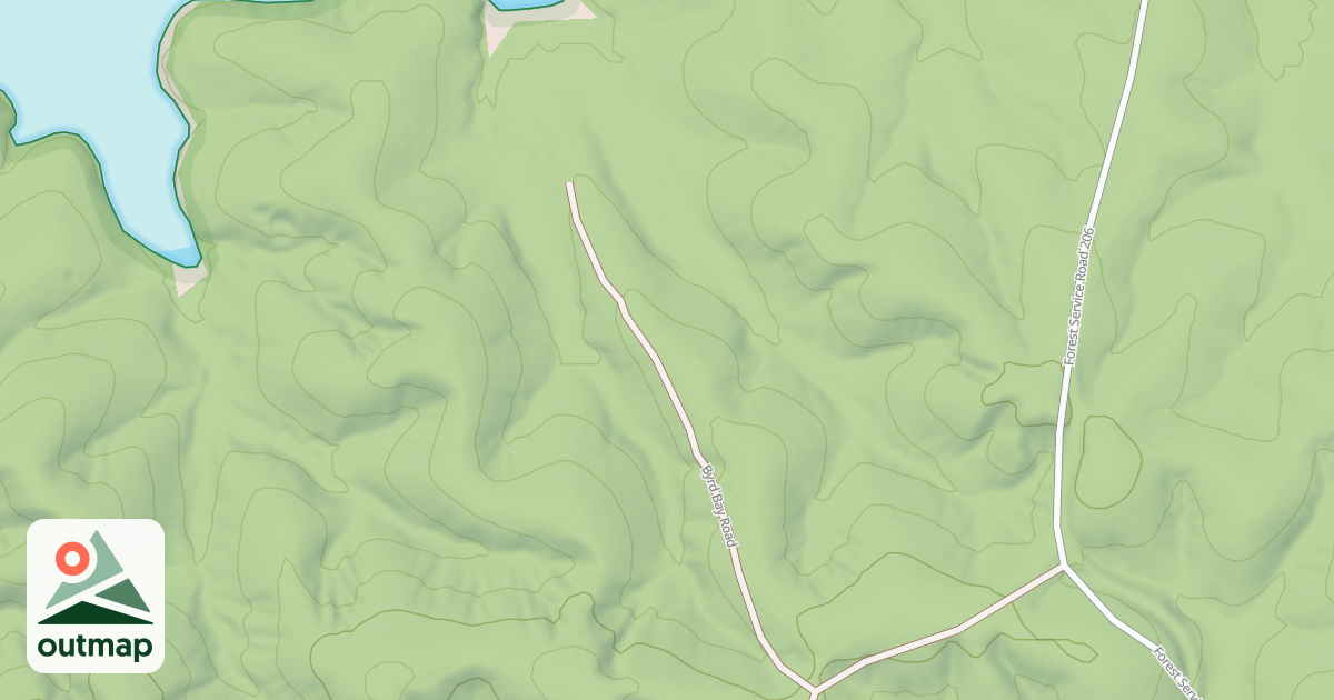 Map of BYRD HUGHES ROAD
