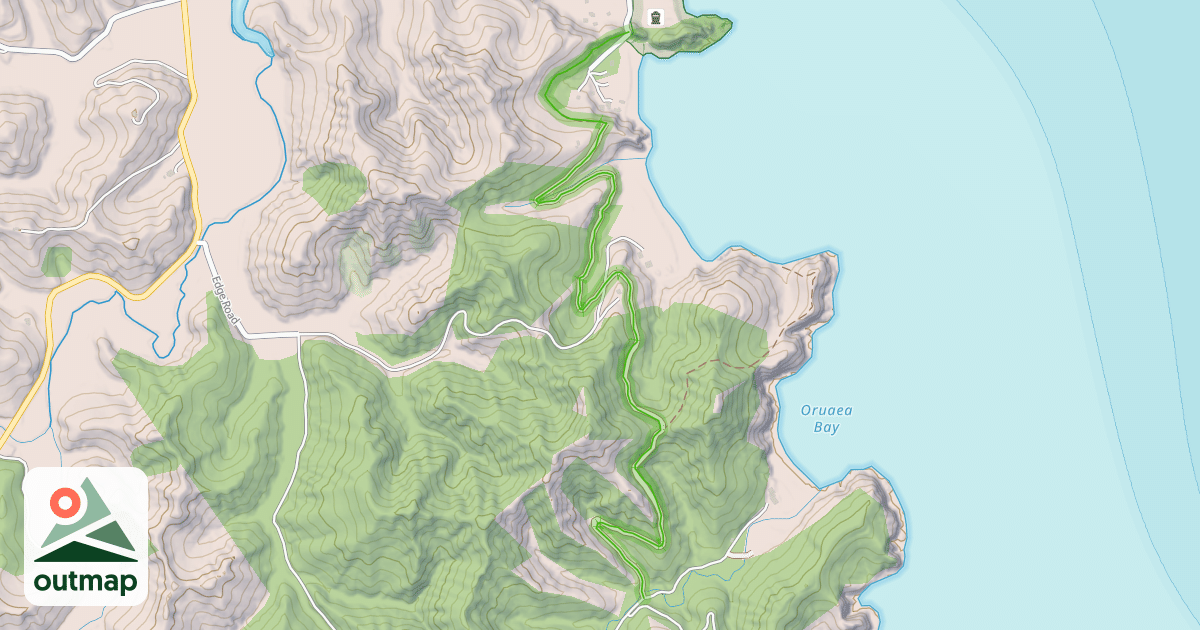 Map of Whananaki Coastal Walkway