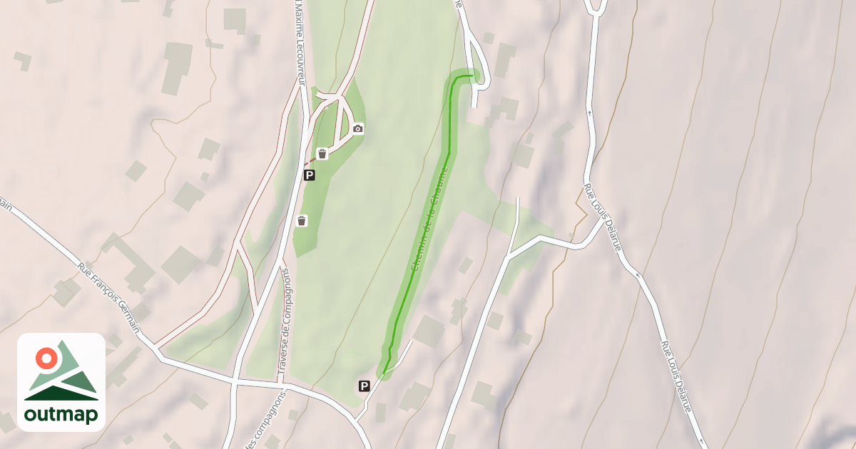 Map of Chemin de la Chaume