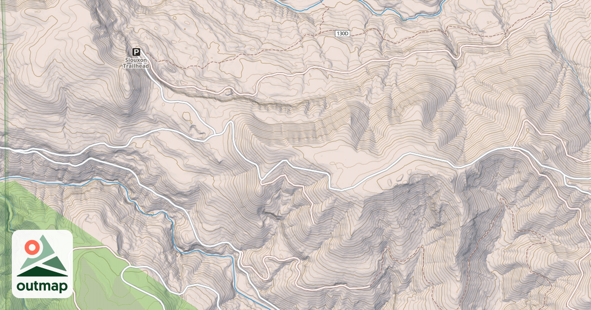 Map of CALAMITY RIDGE