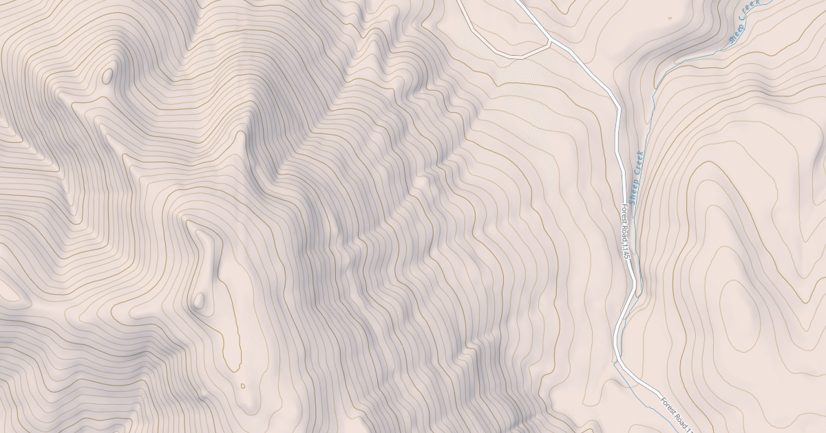 Map preview of USFS National Forest System Roads {28AE5194-7179-474F-B605-7FD0CF38137F}