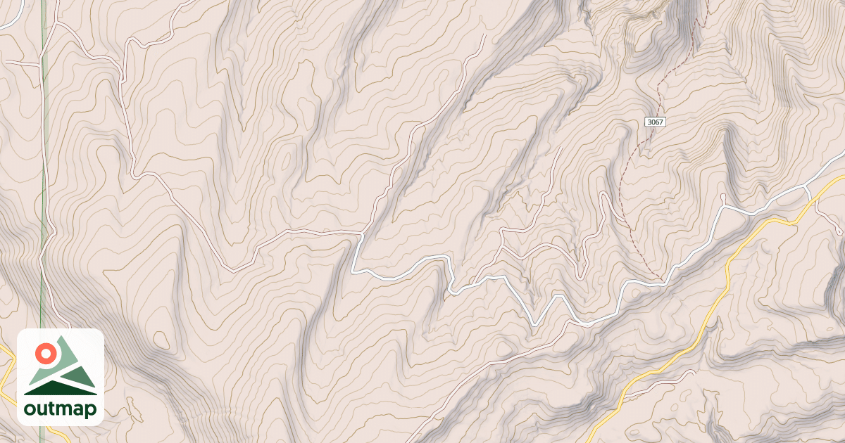 Map of HEBER MTN