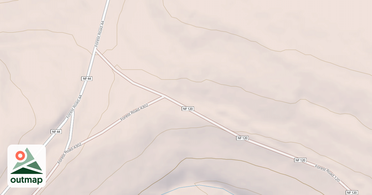 Map of HUCKLEBERRY RIDGE