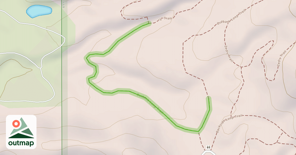 Map of Outback Loop Trail