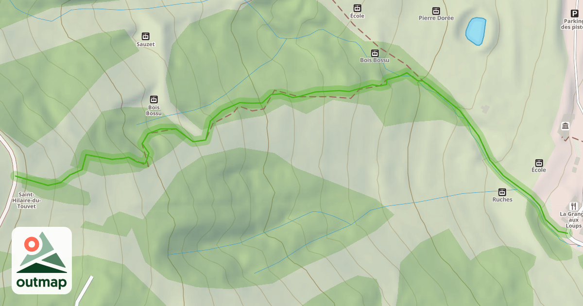 Map of Les Ruches