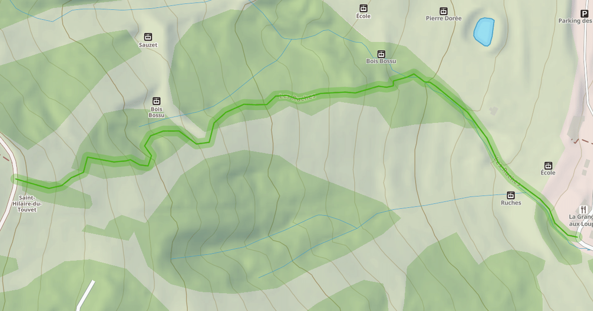 Map preview of Les Ruches