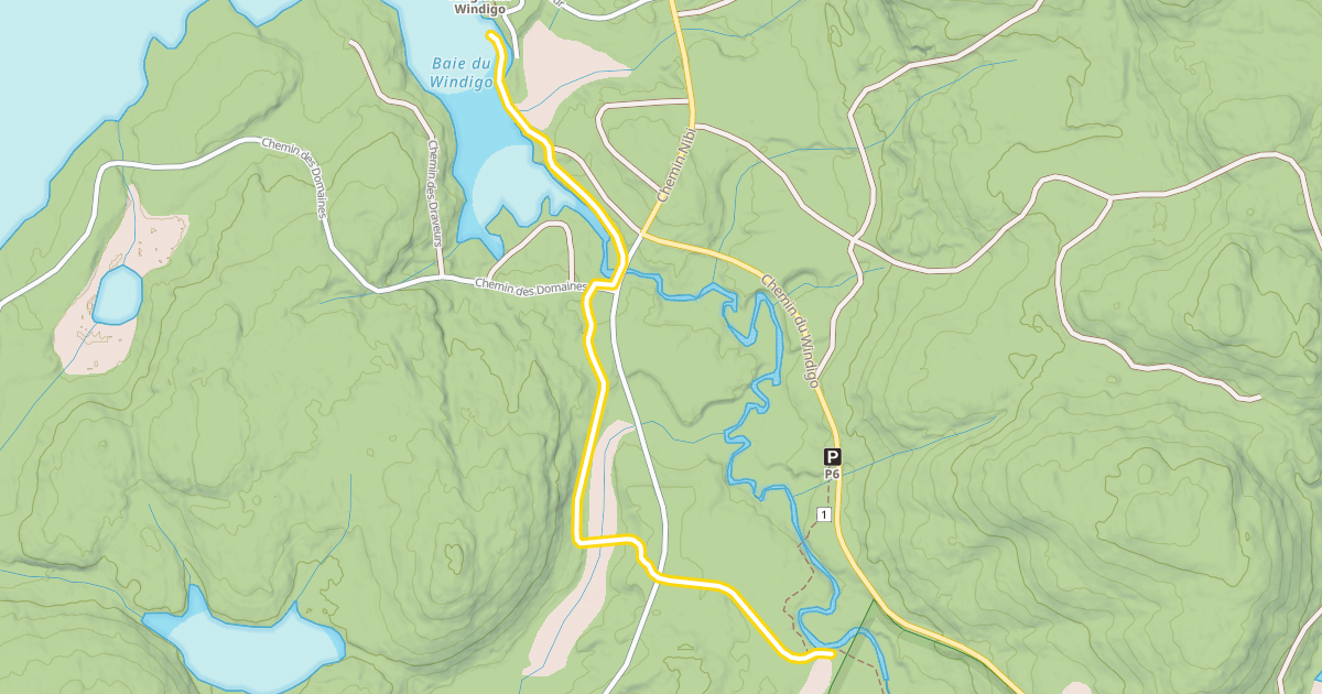 Map preview of Accès