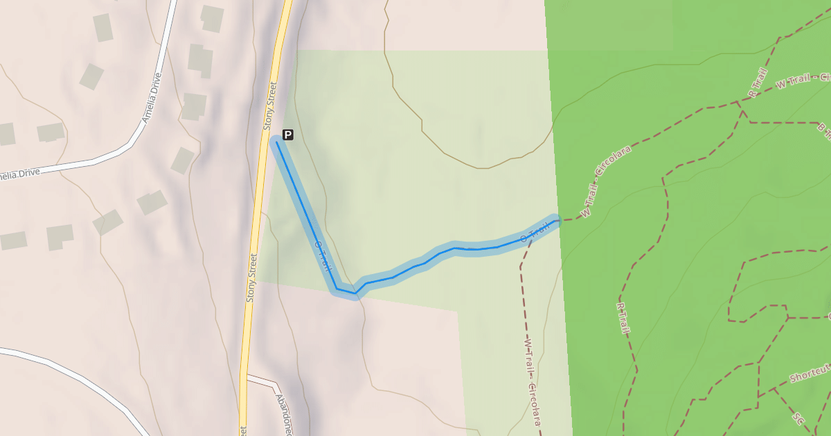 Map preview of O Trail