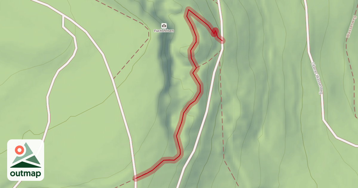 Map of Sentier des Amis des Plantes