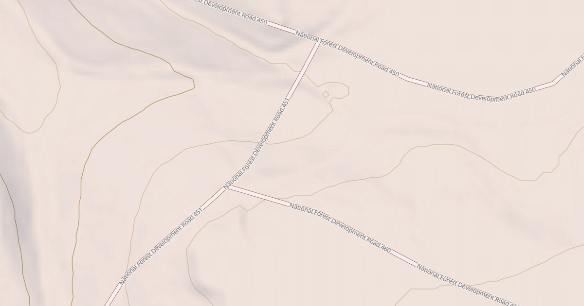 Map preview of USFS National Forest System Roads {347F8ABB-344C-4C28-9209-B1B2BFE6F346}