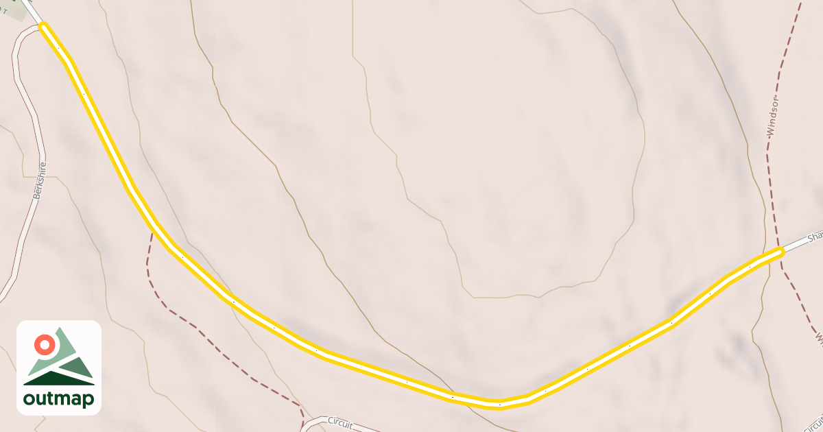 Map of Shaw Road