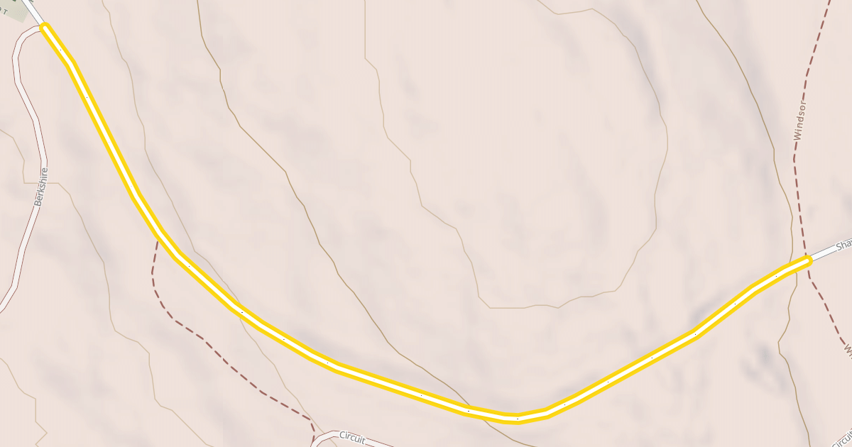 Map preview of Shaw Road