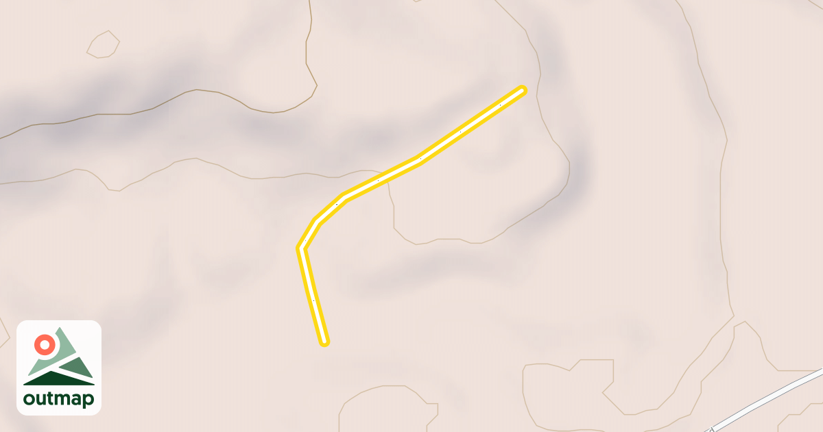 Map of Pine Hills Cutoff
