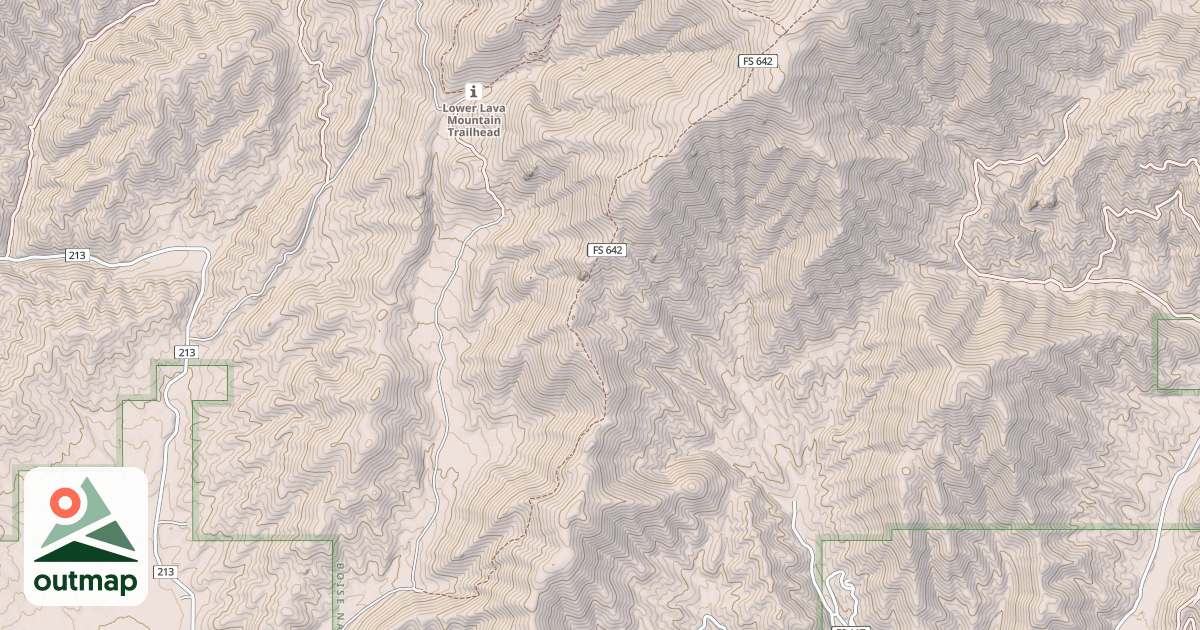 Map of Lava Ridge
