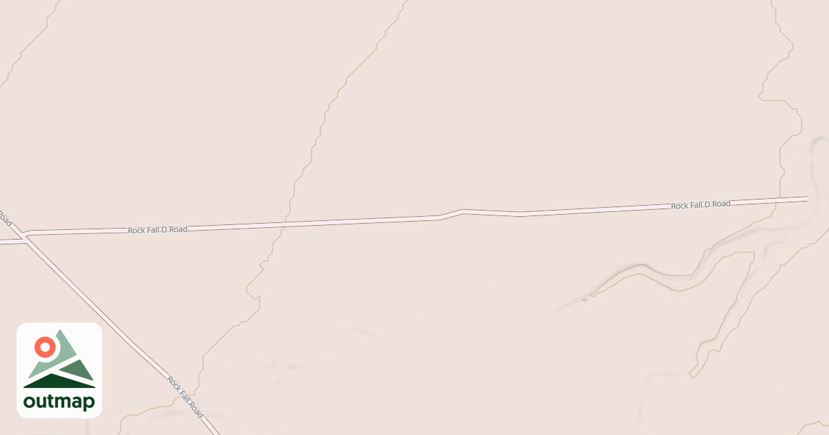 Map of ROCK FALL D
